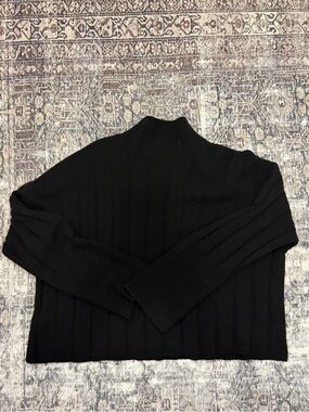 Madewell Cashmere Ribbed Mock Neck Sweater